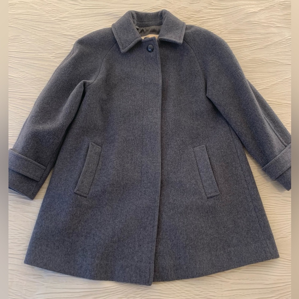 Vintage Pendleton Gray 100% Wool Peacoat, women’s size 8